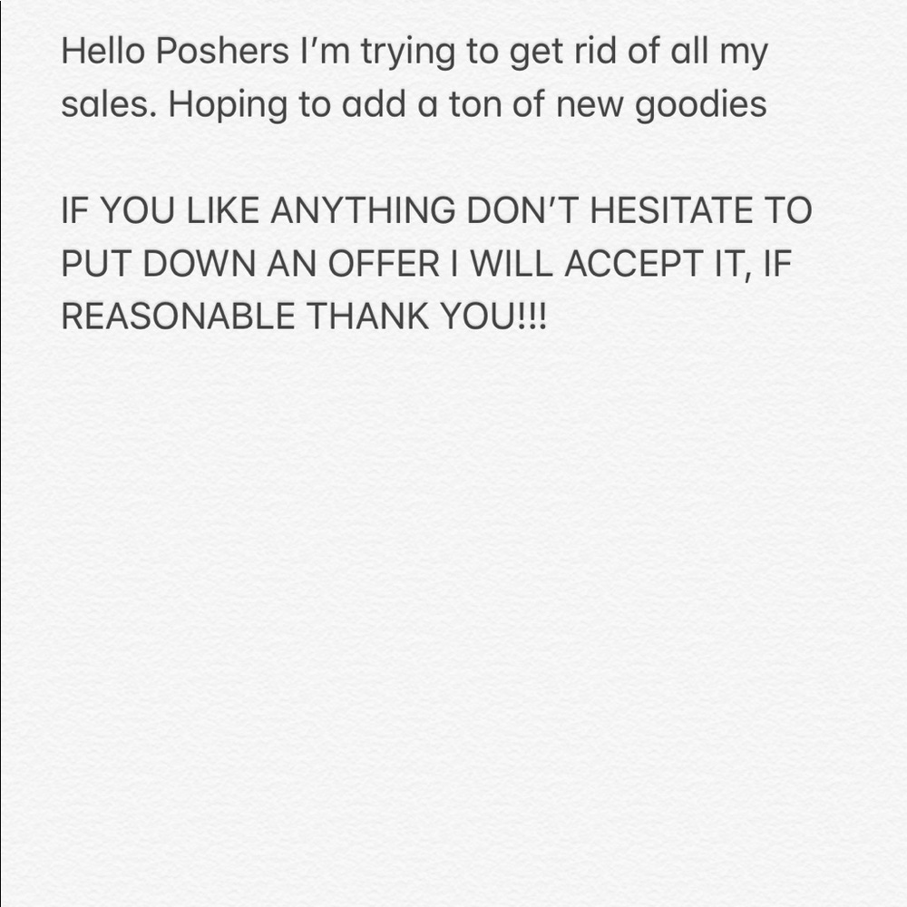 SALE SALE SALE EVERYTHING MUST GO